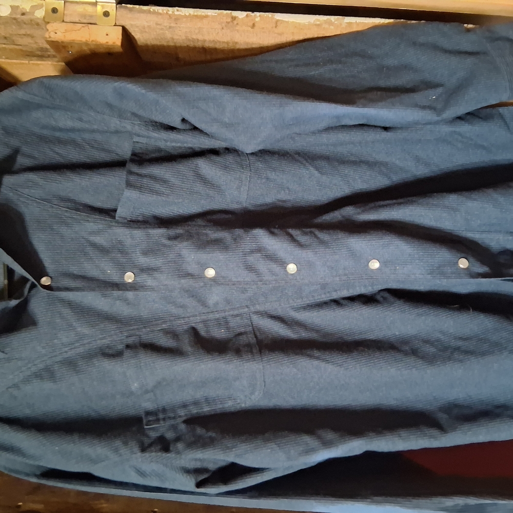 Haband Blue Lightweight Shirt Jacket